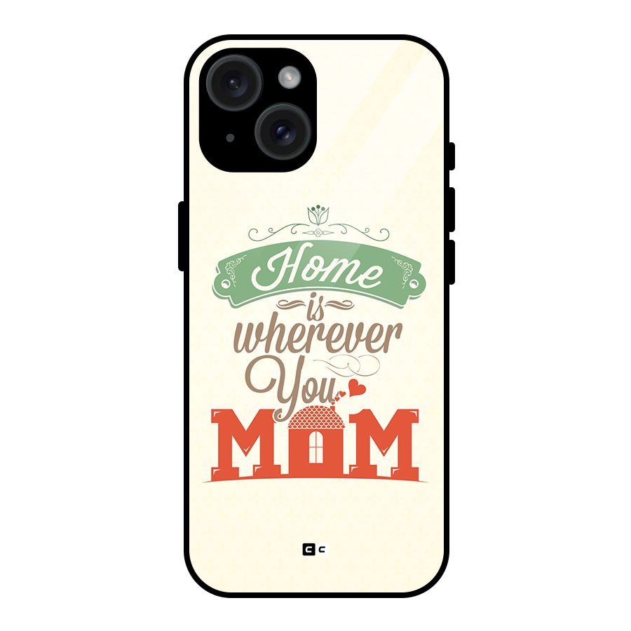 True Home Glass Back Case for iPhone 15