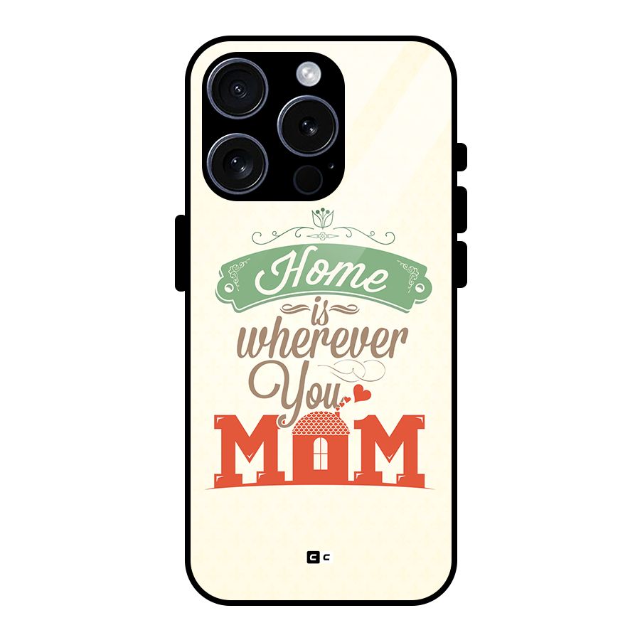 True Home Glass Back Case for iPhone 15 Pro