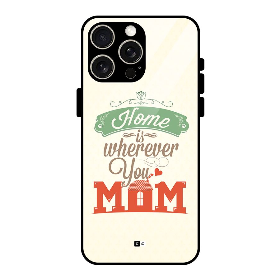 True Home Glass Back Case for iPhone 15 Pro Max