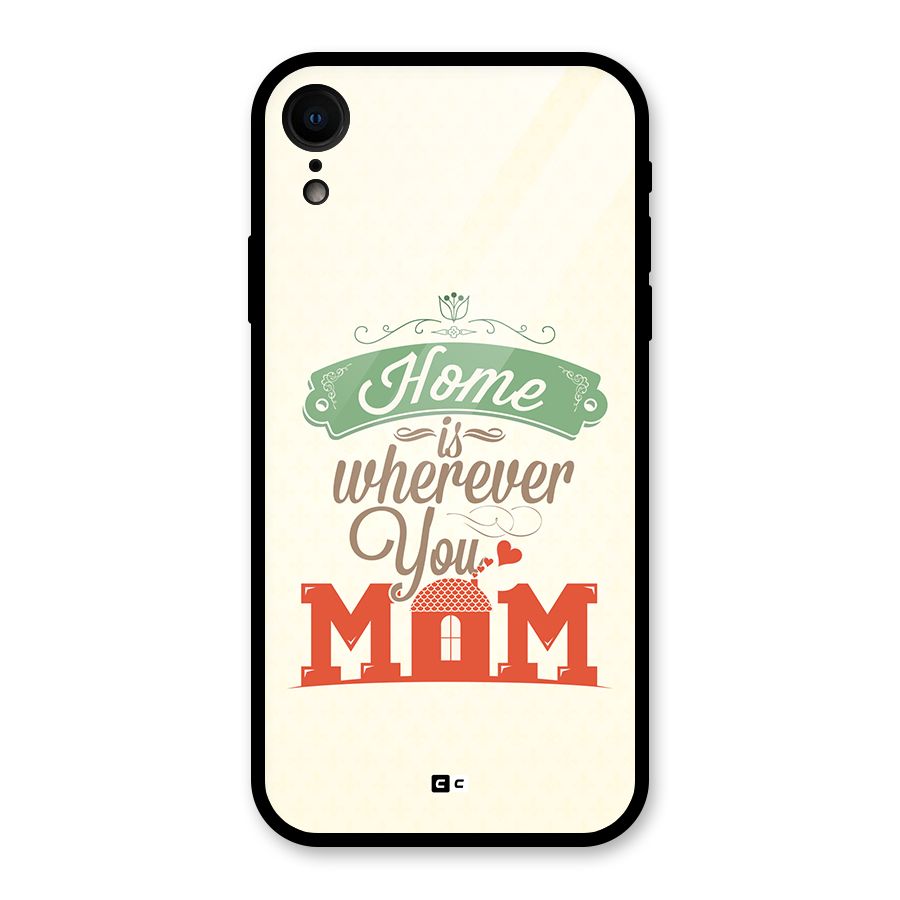 True Home Glass Back Case for iPhone XR