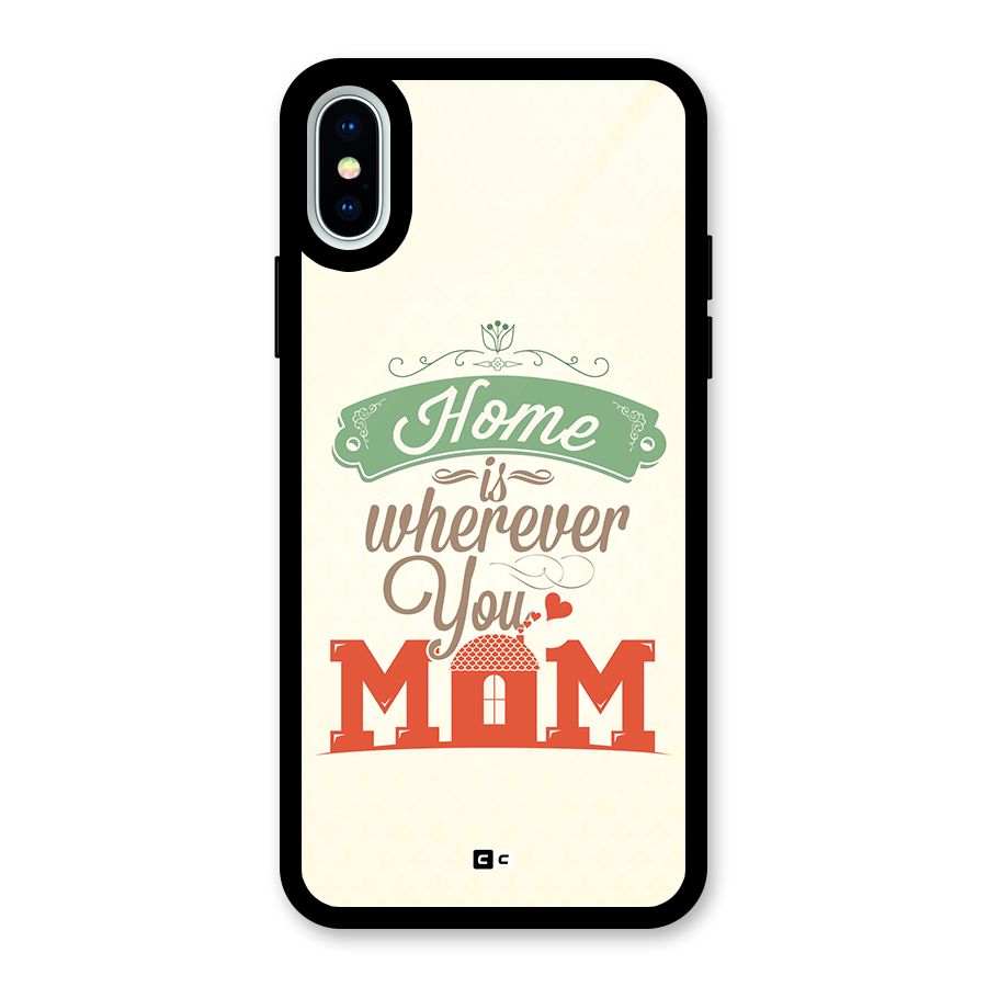 True Home Glass Back Case for iPhone XS