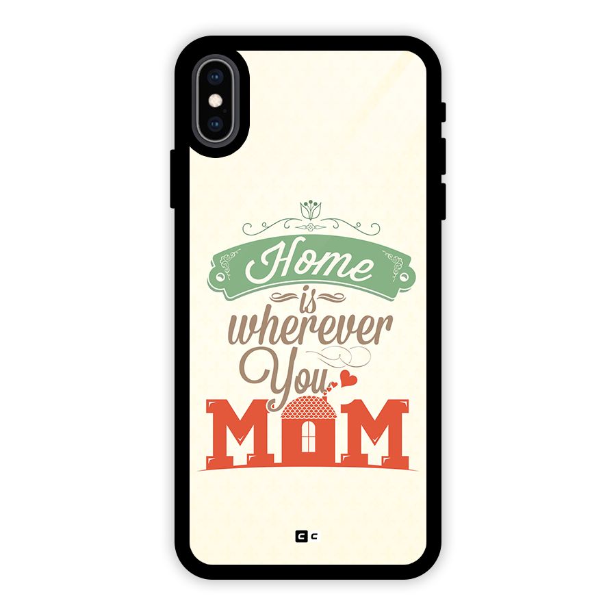 True Home Glass Back Case for iPhone XS Max