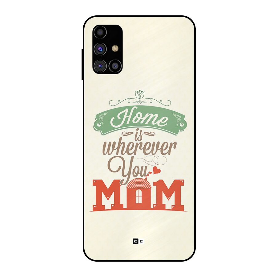 True Home Metal Back Case for Galaxy M31s
