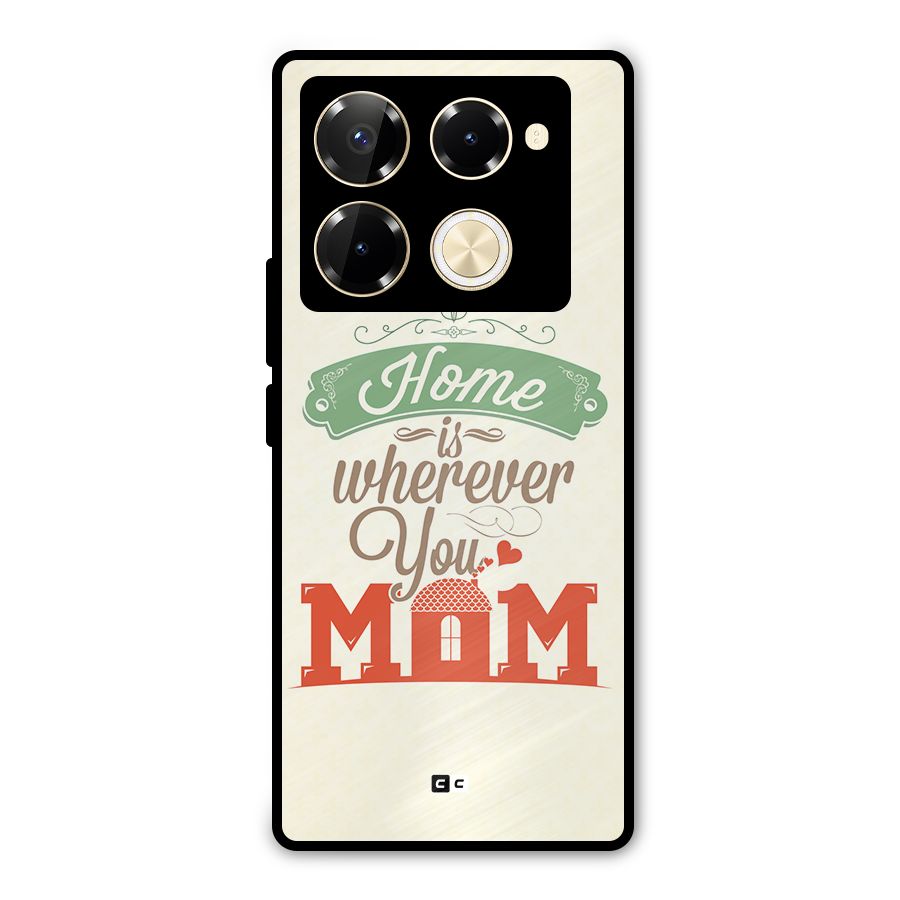 True Home Metal Back Case for Infinix Note 40 Pro Plus