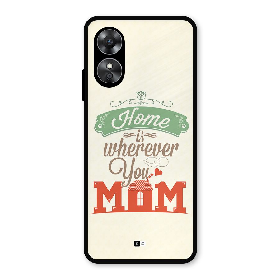 True Home Metal Back Case for Oppo A17