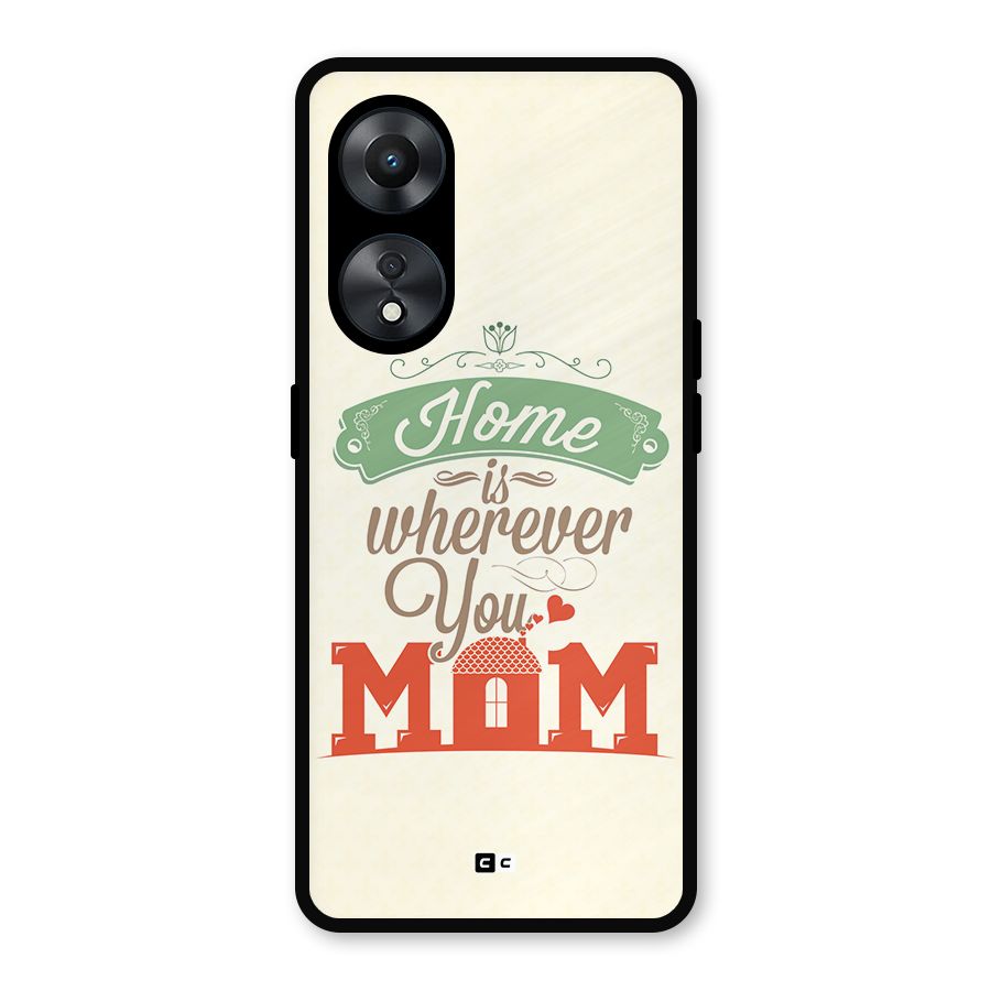 True Home Metal Back Case for Oppo A78