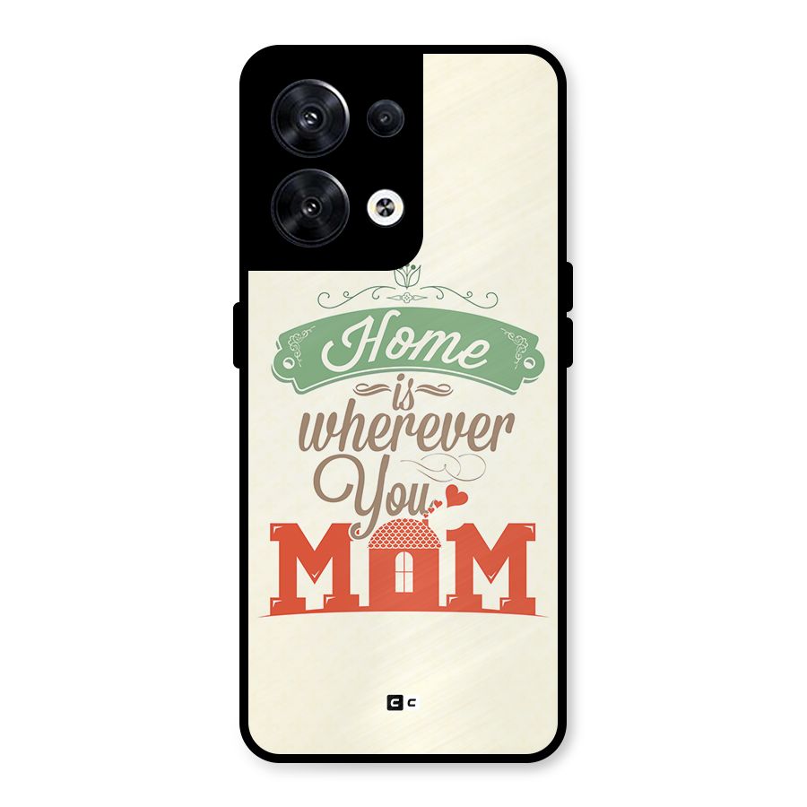 True Home Metal Back Case for Oppo Reno8 5G