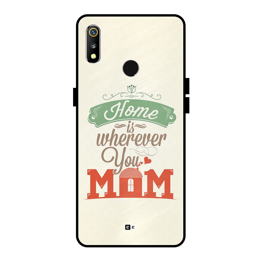 True Home Metal Back Case for Realme 3i