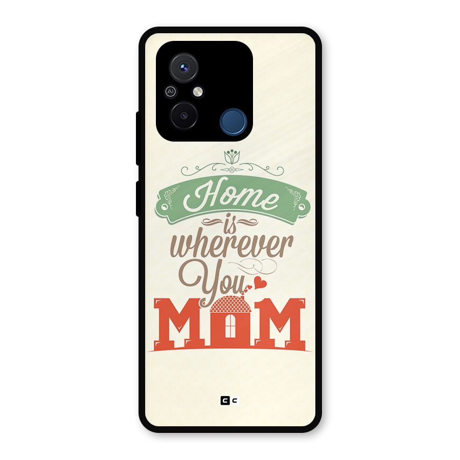 True Home Metal Back Case for Redmi 12C
