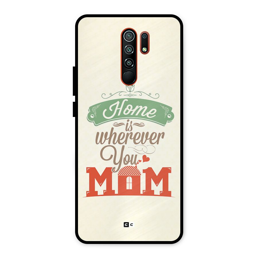 True Home Metal Back Case for Redmi 9 Prime