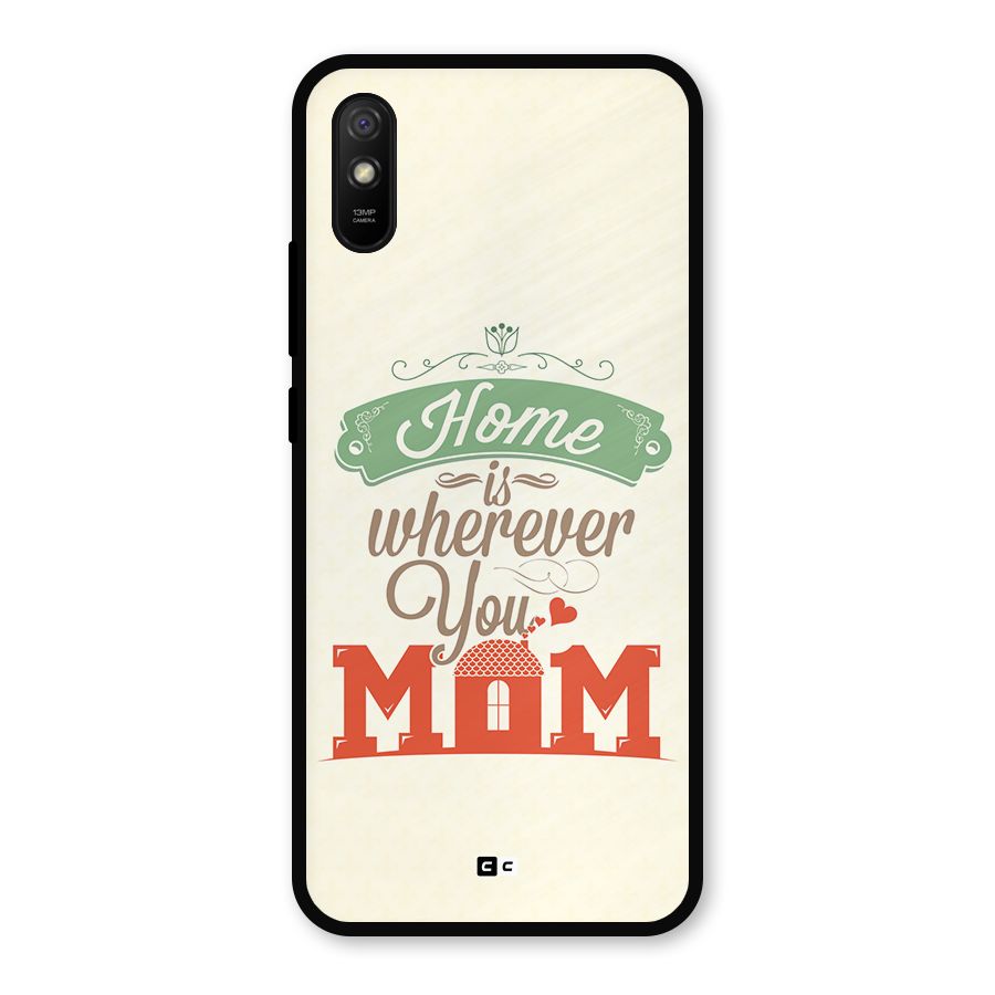 True Home Metal Back Case for Redmi 9a