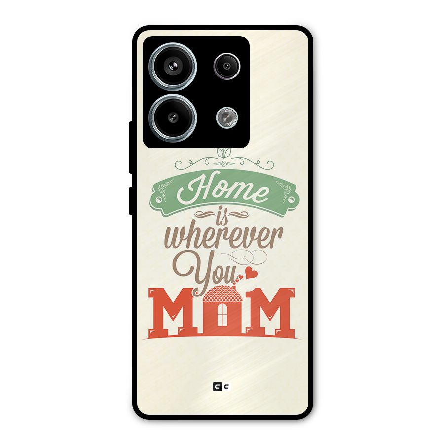 True Home Metal Back Case for Redmi Note 13 Pro 5G