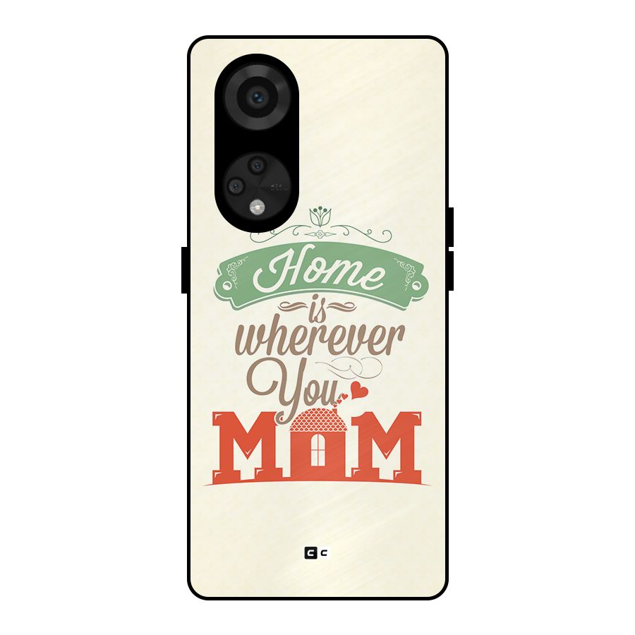 True Home Metal Back Case for Reno8 T 5G