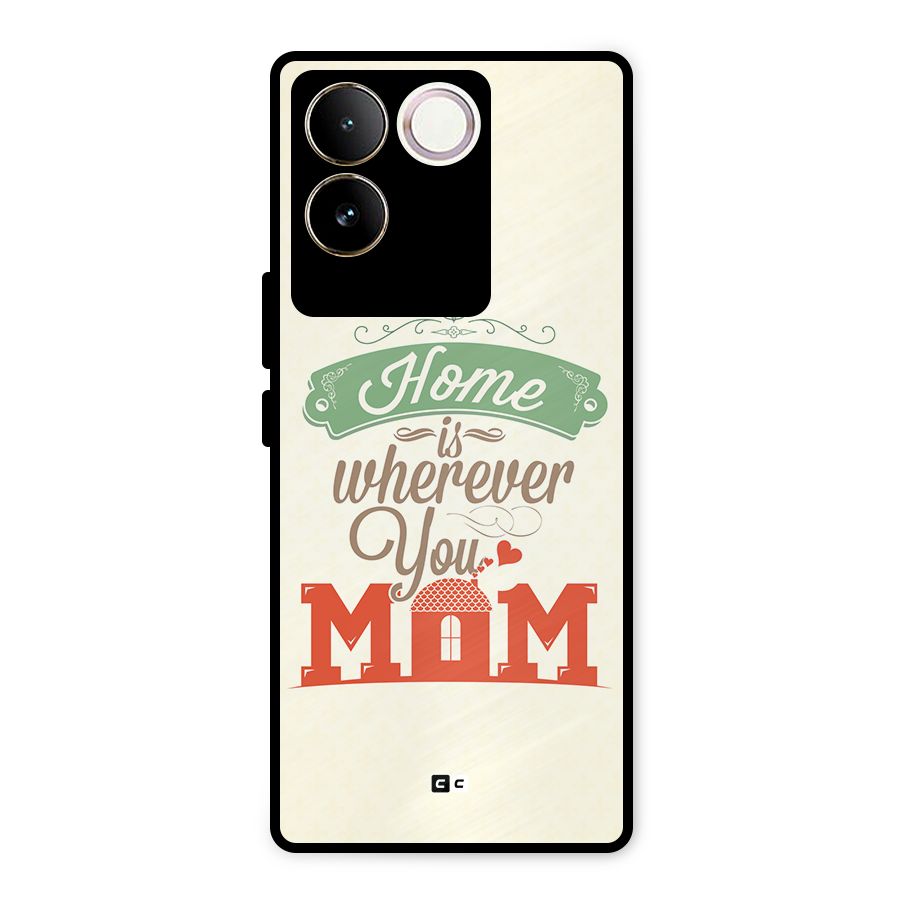 True Home Metal Back Case for Vivo T2 Pro