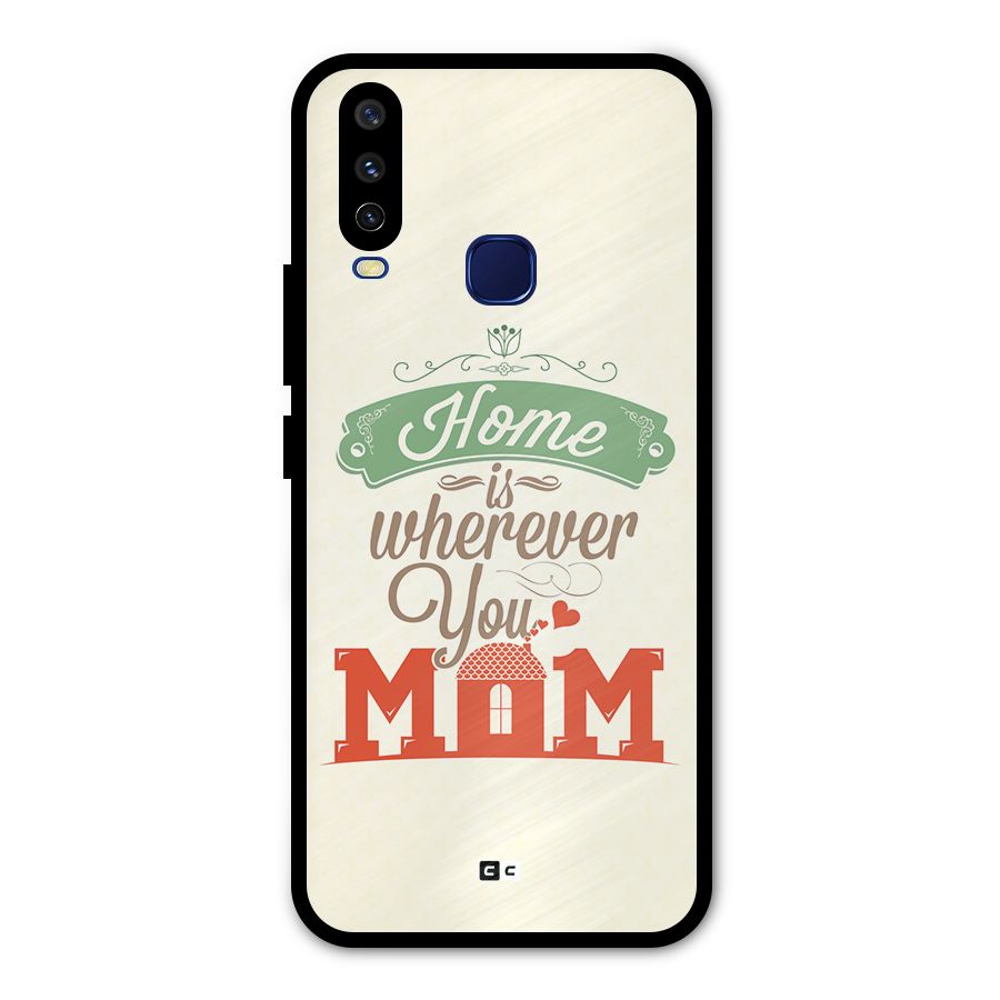 True Home Metal Back Case for Vivo U10