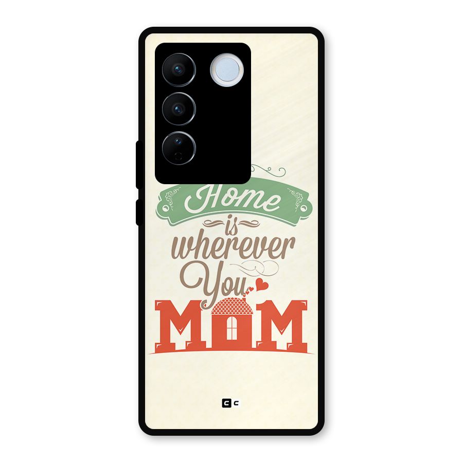 True Home Metal Back Case for Vivo V27