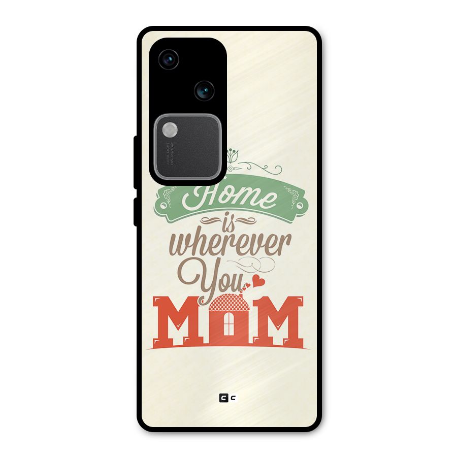 True Home Metal Back Case for Vivo V30 Pro