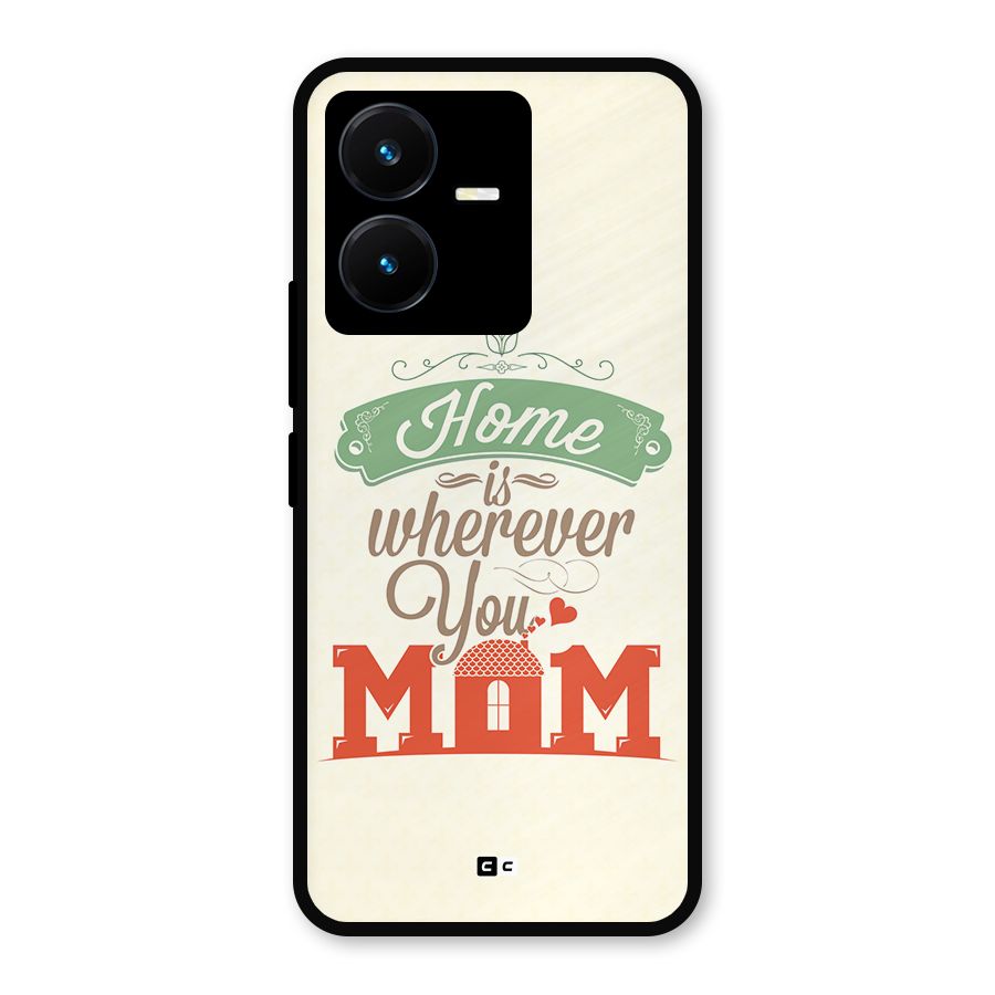 True Home Metal Back Case for Vivo Y22