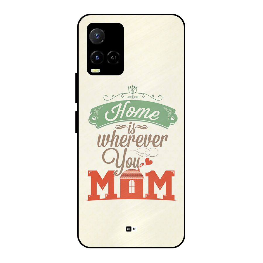 True Home Metal Back Case for Vivo Y33s