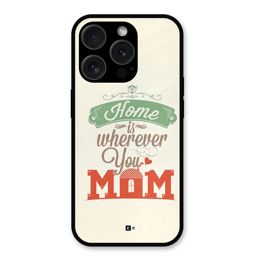 True Home Metal Back Case for iPhone 15 Pro
