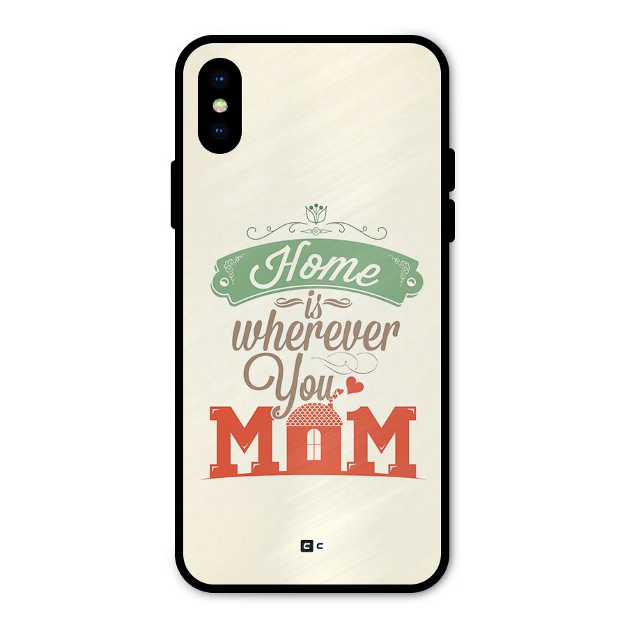 True Home Metal Back Case for iPhone X