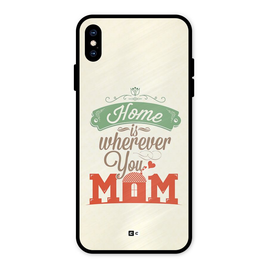 True Home Metal Back Case for iPhone XS Max
