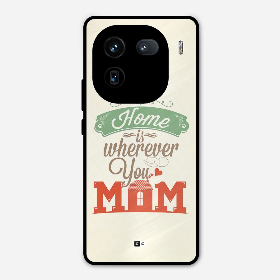 True Home Metal Back Case for iQOO 12