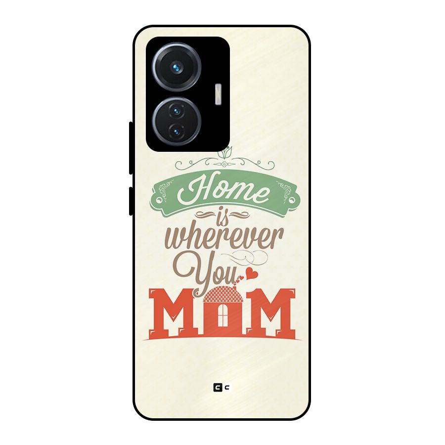 True Home Metal Back Case for iQOO Z6 44W