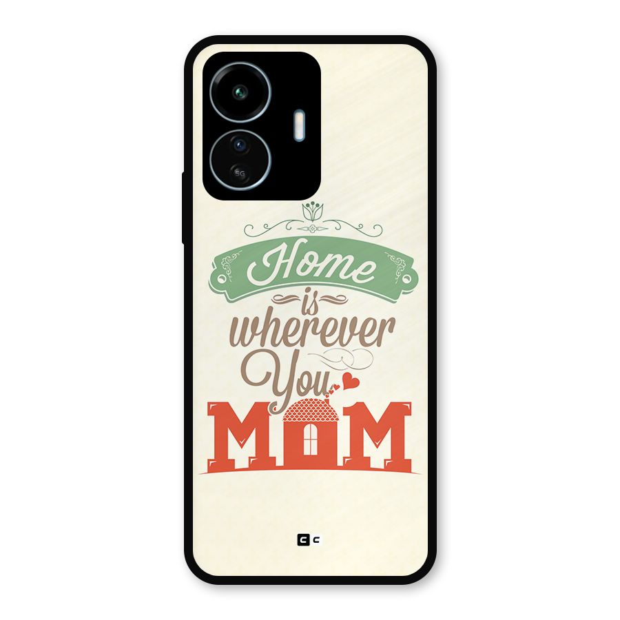 True Home Metal Back Case for vivo iQOO Z6 Lite 5G