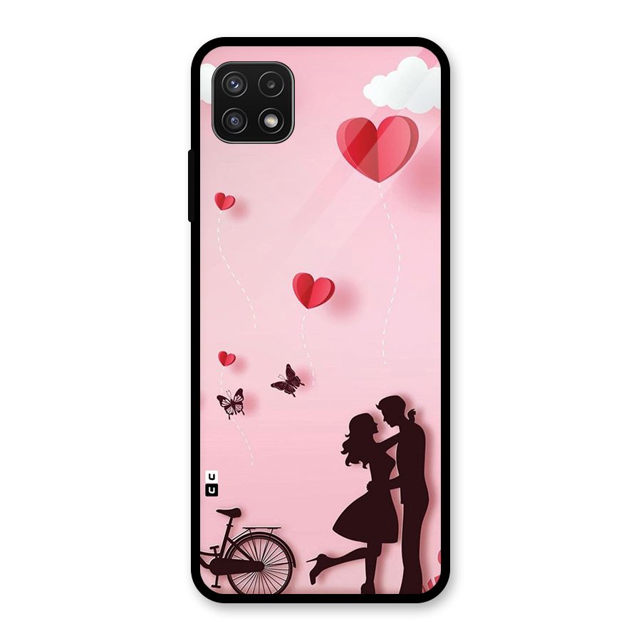 True Love Glass Back Case for Galaxy A22 5G
