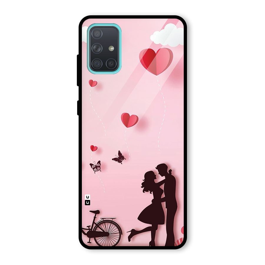 True Love Glass Back Case for Galaxy A71