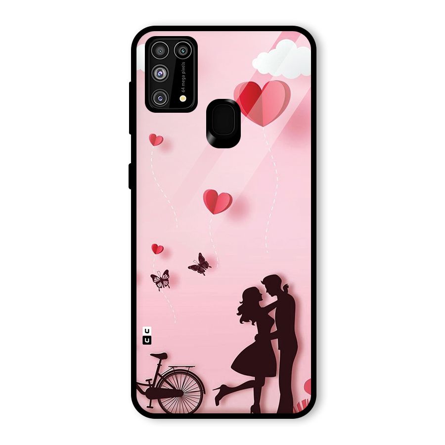True Love Glass Back Case for Galaxy F41