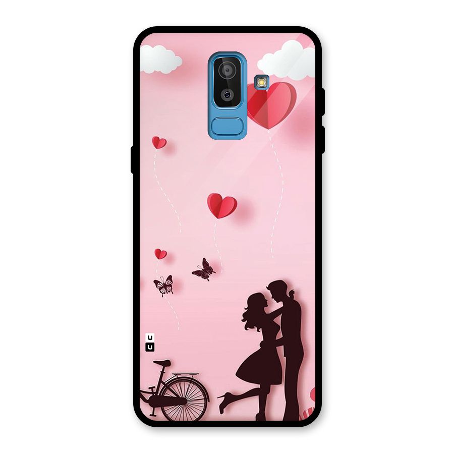 True Love Glass Back Case for Galaxy J8