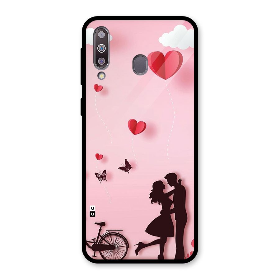 True Love Glass Back Case for Galaxy M30