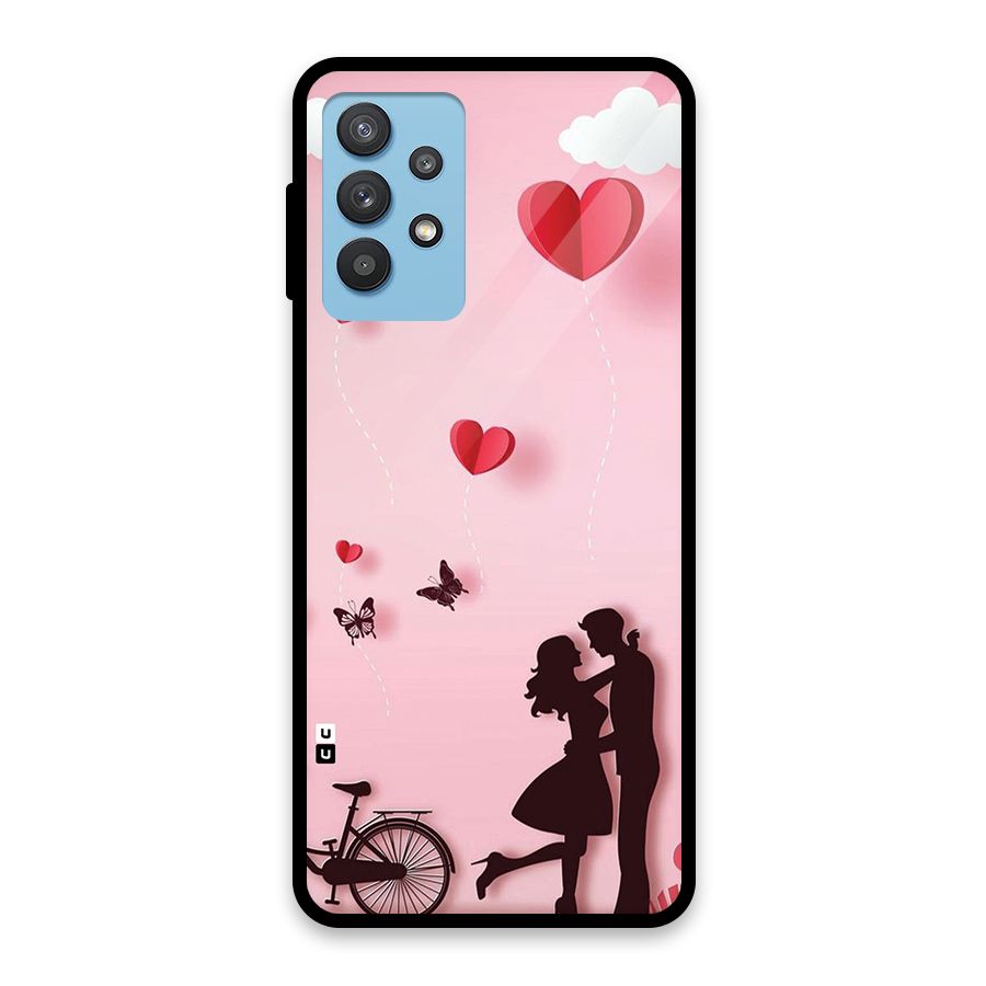 True Love Glass Back Case for Galaxy M32 5G