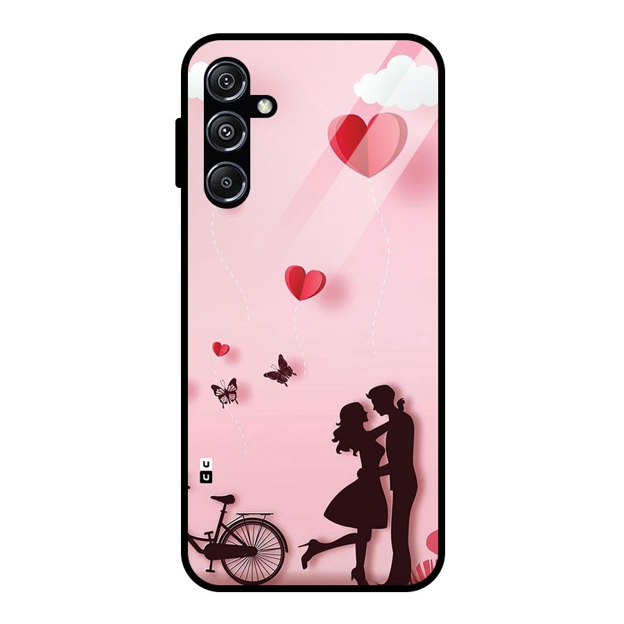 True Love Glass Back Case for Galaxy M34 5G