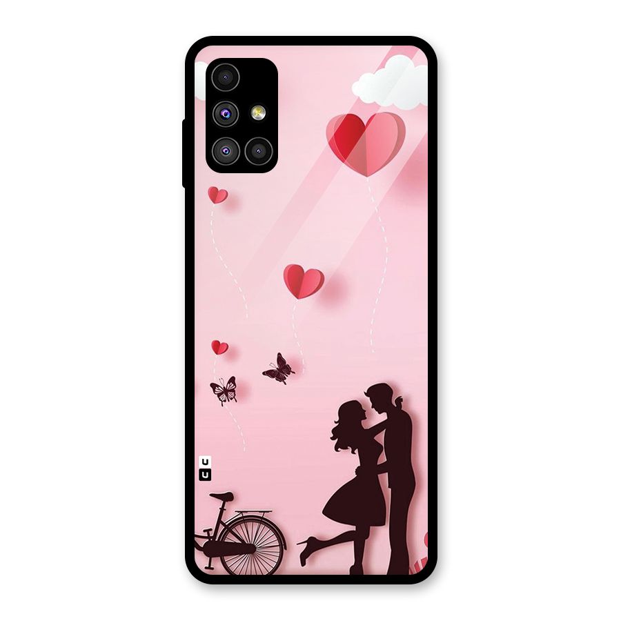 True Love Glass Back Case for Galaxy M51