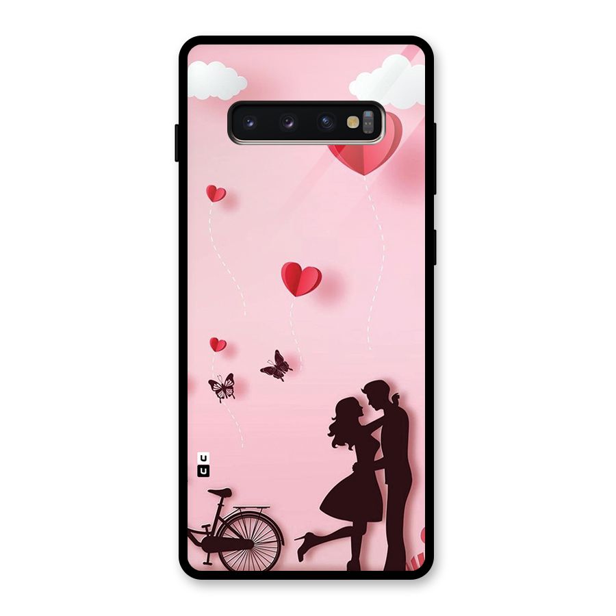 True Love Glass Back Case for Galaxy S10 Plus