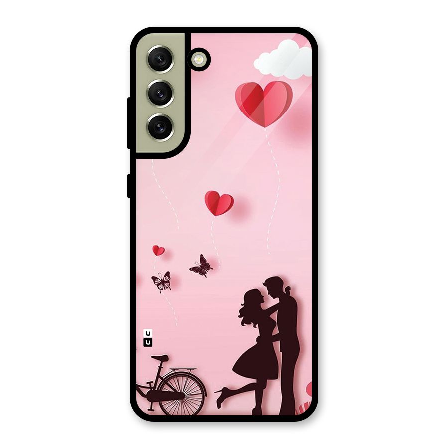 True Love Glass Back Case for Galaxy S21 FE 5G
