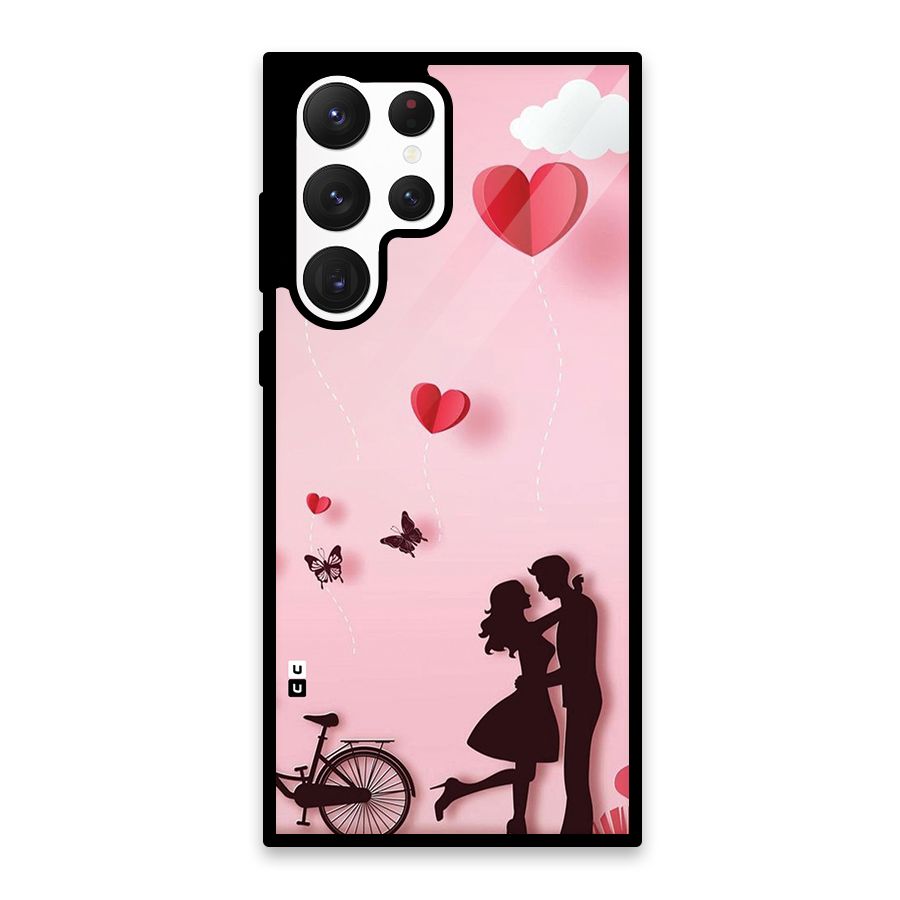 True Love Glass Back Case for Galaxy S22 Ultra 5G
