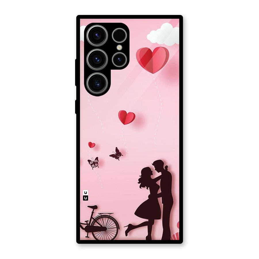 True Love Glass Back Case for Galaxy S23 Ultra