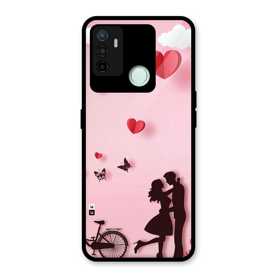 True Love Glass Back Case for Oppo A53