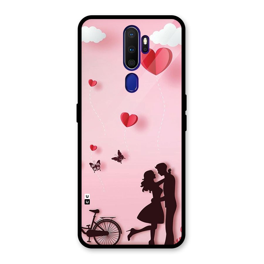 True Love Glass Back Case for Oppo A9 (2020)