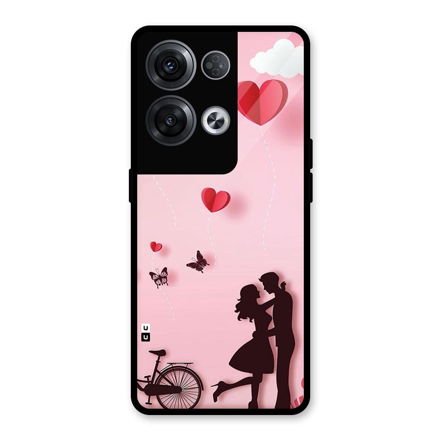True Love Glass Back Case for Oppo Reno8 Pro 5G