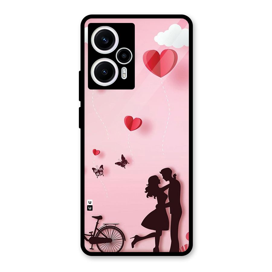 True Love Glass Back Case for Poco F5