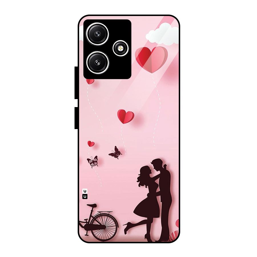 True Love Glass Back Case for Poco M6 Pro