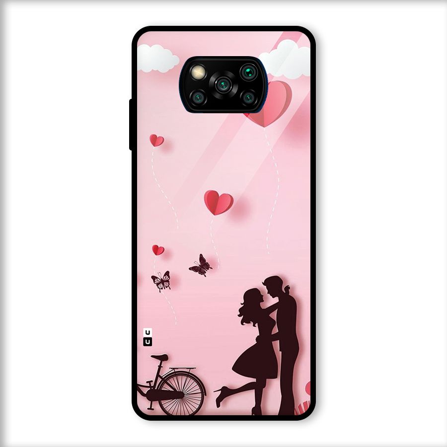 True Love Glass Back Case for Poco X3