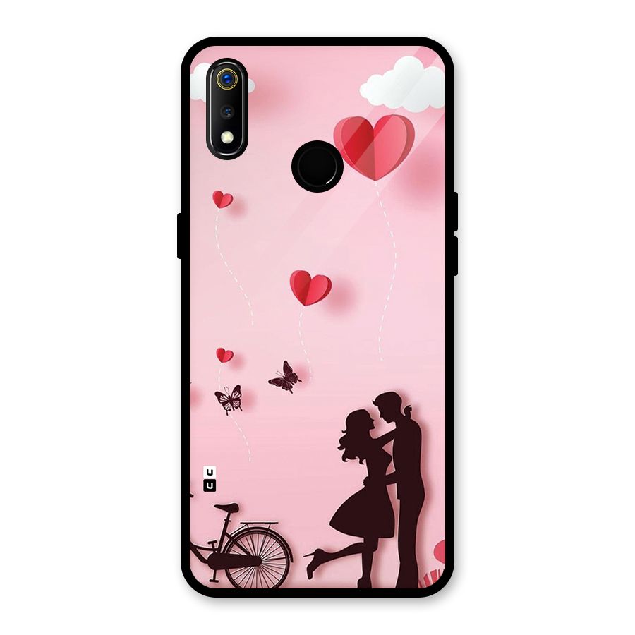 True Love Glass Back Case for Realme 3i