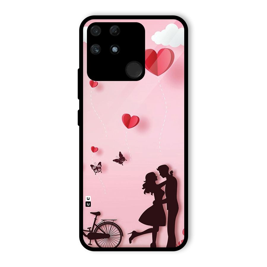 True Love Glass Back Case for Realme Narzo 50A