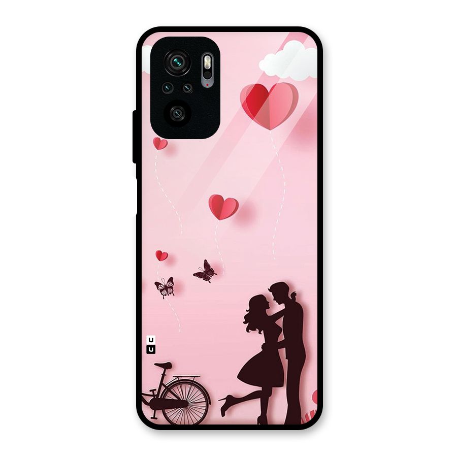 True Love Glass Back Case for Redmi Note 10S